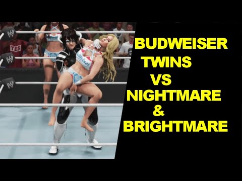 WWE 2K19 The Budweiser Twins vs Nightmare & Brightmare - Elimination Tag Team