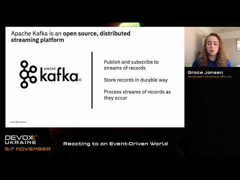 Devoxx Ukraine 2020. Reacting to an Event-Driven World. Grace Jansen