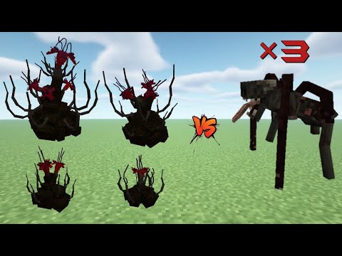 All Dispatcher Stage (I,II,III,IV) VS. 3 Dreadful Peat Mummy (The Betweenlands MOD) in MINECRAFT