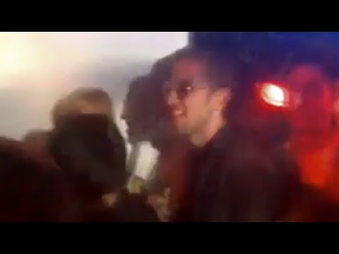 Thomas Bangalter have fun with Busy P and a crazy guitarist @ Daft Punk AfterParty - Melbourne