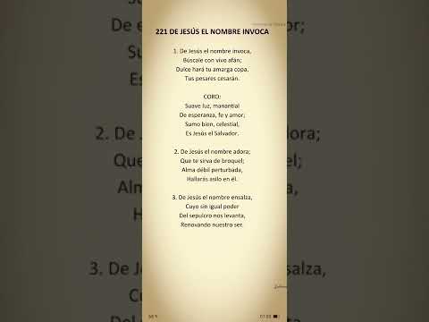 221 DE JESÚS EL NOMBRE INVOCA