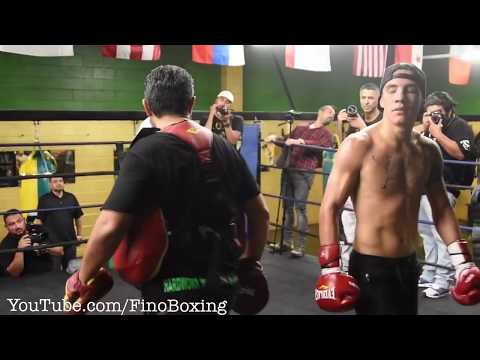 Oscar Valdez Full Mitt Work leading up to Scott Quigg