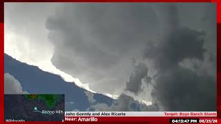 Tracking severe storms starting around Boys Ranch and north of Amarillo, TX