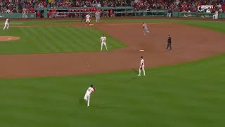 Wilyer Abreu fires an absolute cannon to 3rd base to nab the runner for an amazing outfield assist!