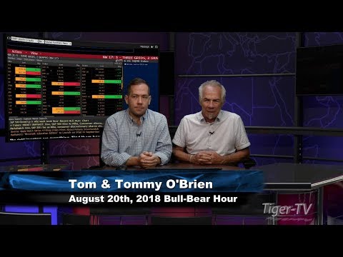 August 20th Bull-Bear Nadex Option Hour on TFNN - 2018