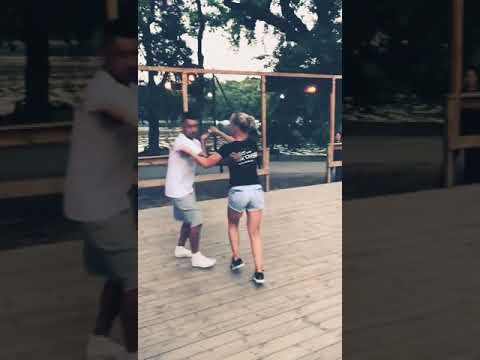 Nando & Susie - dansar salsa på Sprallens dansabana