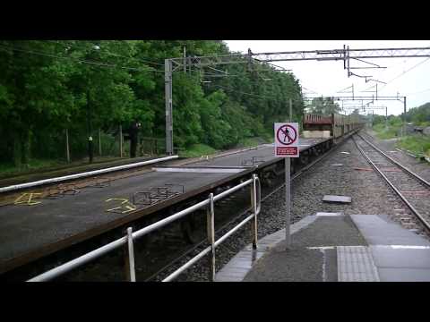 EWS 90018 on Cartics at Acton Bridge 07/06/12