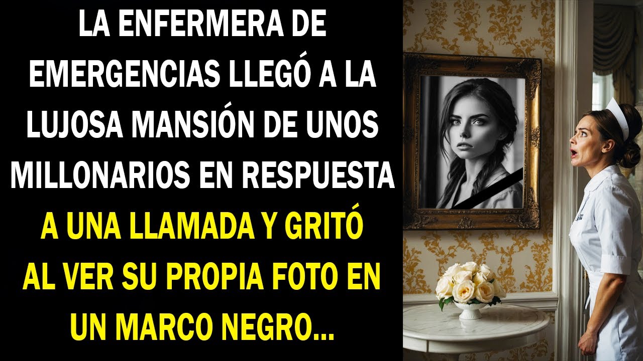 La enfermera de emergencias llegó a la lujosa mansión de unos millonarios en respuesta...