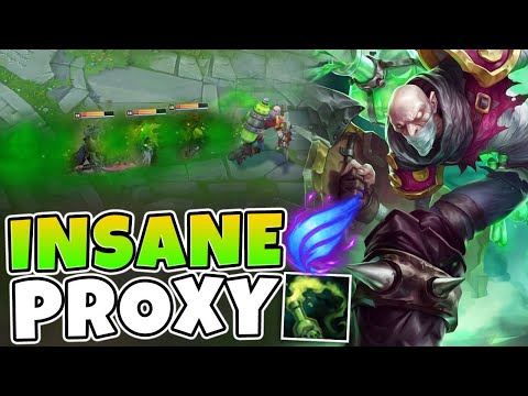 LOL! I RAN THROUGH THE ENEMY FOUNTAIN AND SURVIVED! (DOUBLE PROXY SINGED) - League of Legends