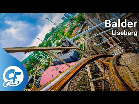 Balder front seat on-ride 5K POV @60fps Liseberg