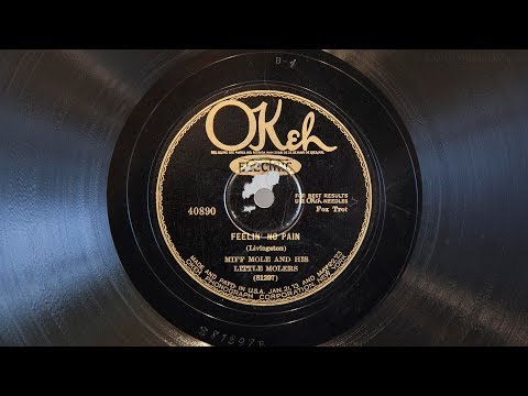 Feelin' No Pain • Miff Mole and His Little Molers  (EMG Mark IX Gramophone)