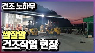 벼농사 수확 후, 벼 건조