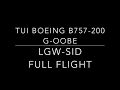 ✈TUI Boeing 757-200 | London Gatwick - Sal (Cape Verde) | Full Flight ✈