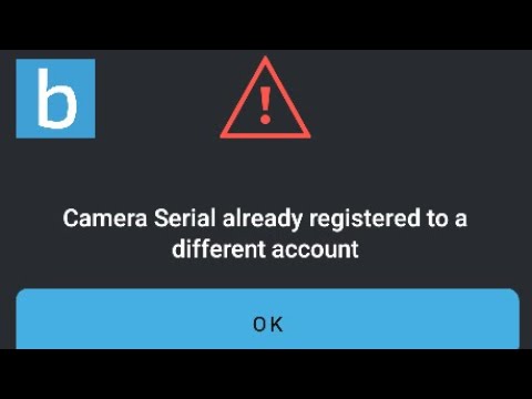 BLINK Camera Serial Already Registered to a Different Account Error (Scan QR Code Number Used FIX)