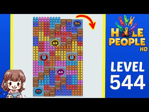 Hole People Level 544 Solution Walkthrough