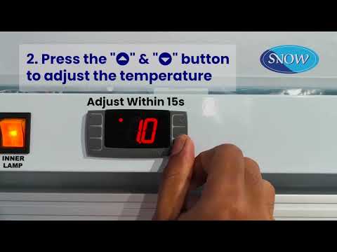 SNOW | How to set the temperature on digital controller? (DIXELL/ GOPELAND) Version 2024