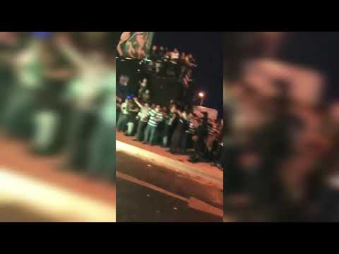 Adeptos do Sporting Atiram garrafas á Polícia :((