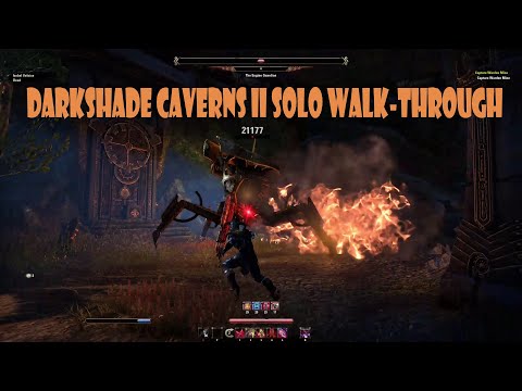 Elder Scrolls Online: Darkshade Caverns II Solo Dungeon Walk-through