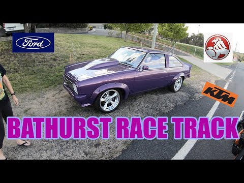 BATHURST RACE TRACK on a KTM 390 Adventure Road Trip part 1