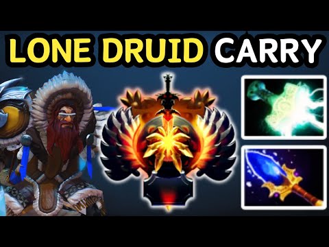 🔥 HOW TO WIN WITH LONE DRUID CARRY | BEAR MICRO 🔥