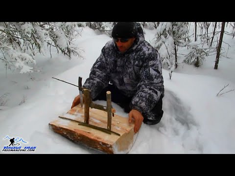 ПЕТЛЯ ЛОВУШКА НА ЗАЙЦА, КРОЛИКА (удавка на зайца подъемная/переставляемая)