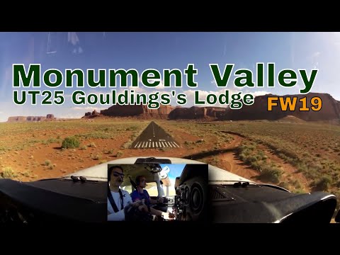 Landing Monument Valley Cessna 172 [FW19]