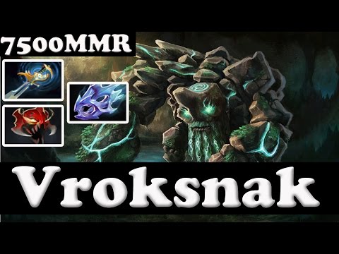 Vroksnak 7000 MMR Plays Tiny Vol 5  - Ranked Match Gameplay - Dota 2