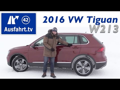 2016 Volkswagen VW Tiguan 2.0 TDI 150 PS DSG 4MOTION - Fahrbericht der Probefahrt  Test  Review