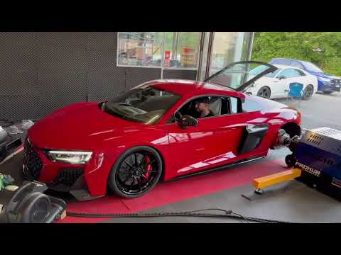 Audi  R8 V10 Twin Turbo 2227 whp in Dyno