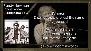 RANDY NEWMAN - Short People with Lyrics