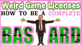 How To Be A Complete Bastard | Spectrum, C64 & Amstrad CPC | Weird Games Licenses
