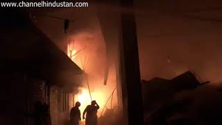 Major Fire In Dum Dum Cantonment Gora Bazaar