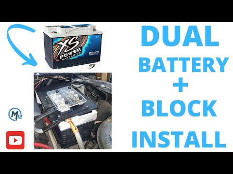 XS POWER Dual Battery + DISTRIB BLK INSTALL 07’ Burb || xspower