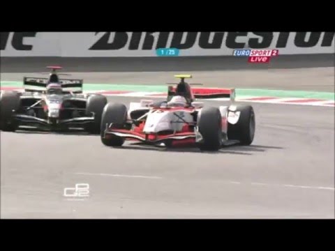 Parente almost catches Maldonado - 2010 GP2 Spa