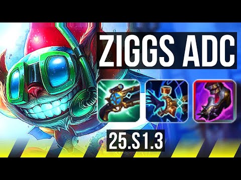ZIGGS & Pyke vs JINX & Tahm Kench (ADC) | KR Challenger | 25.S1.3