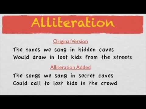 How To Write Good Lyrics | Alliteration