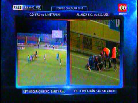 Gol de Francisco Ladogana / Alianza F.C. 0-2 C.D. Universidad de El Salvador / Fútbol Salvadoreño