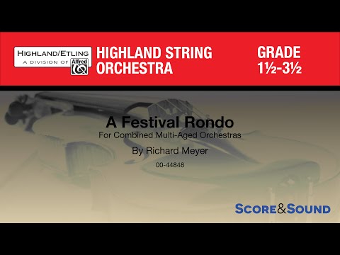 A Festival Rondo by Richard Meyer – Score & Sound