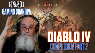 60-Year-Old Gamer Part 2 - Playing Diablo 4 - Big Time Barb Action!