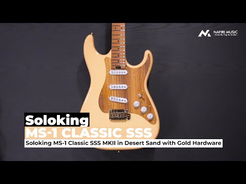 Electric Guitar Soloking MS-1 Classic SSS MKII In Desert Sand With Gold Hardware Nafiri Special Run image 12