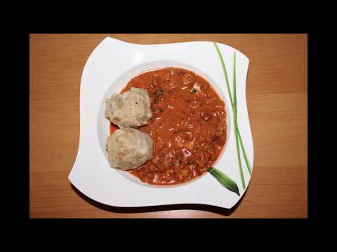 Rezept Eierschwammerlgulasch / Gulasch mit Pfifferlingen