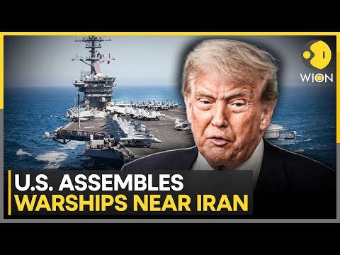 US Vs Iran: Trump Orders Massive Naval Buildup As Iran Puts Forces on High Alert | WION NEWS