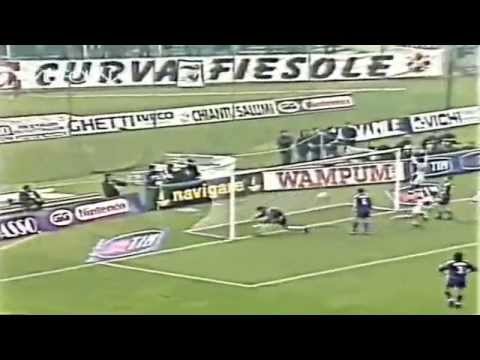 Serie A 1998-1999, day 17 Fiorentina - Cagliari 4-2 (3 Batistuta, O'Neill, De Patre, Edmundo)