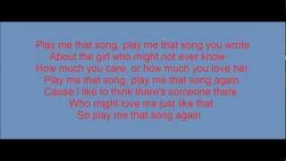 Play Me That Song - Brantley Gilbert (Lyrics On Screen)