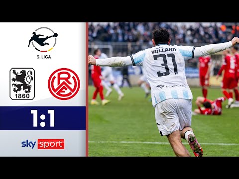 Ausgleich in Minute 90! | TSV 1860 München - Rot-Weiss Essen | Highlights - 3. Liga 2025/26