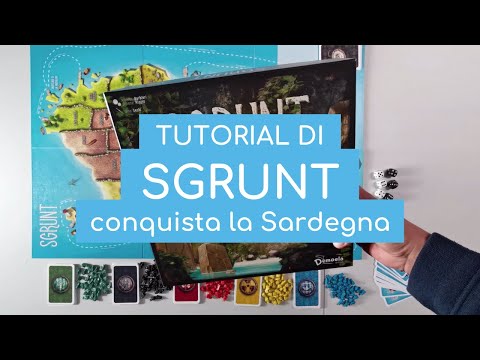 SGRUNT - Conquista la Sardegna - il gioco da tavolo di battaglie in Sardegna - DEMOELA Giochi da tavolo