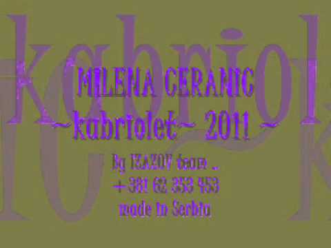 Milena Ceranic - Kabriolet - 062 353 453