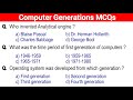 MCQ on Computer History and Generations