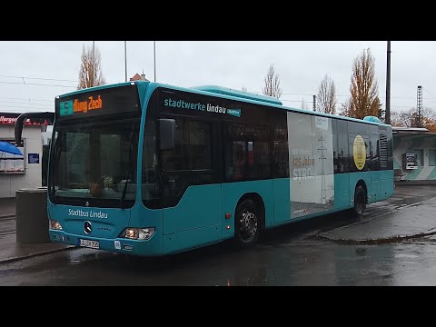 Mitfahrt: Stadtbus Lindau Mercedes Benz Citaro O530 Facelift K 2025