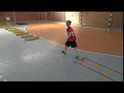 Handball Koordination Sprung